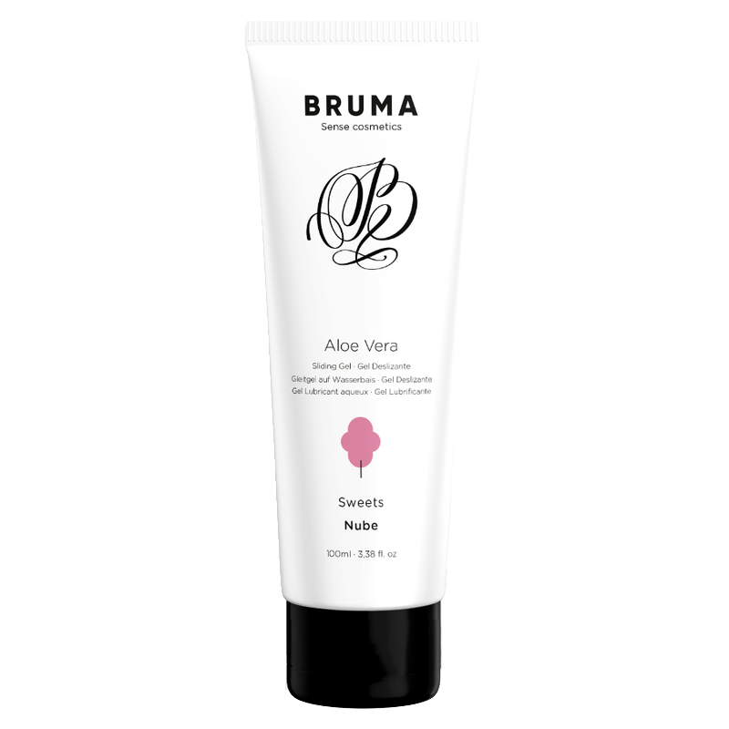 BRUMA «Nube» Sweets, 100ml aromatisiertes Gleitgel mit Aloe Vera und Zuckerwatte-Geschmack
