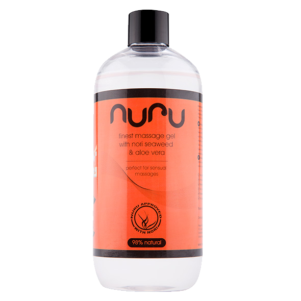 NURU «Finest Massage Gel» 500 ml veganes Ganzkörper-Massagegel mit Nori und Aloe Vera