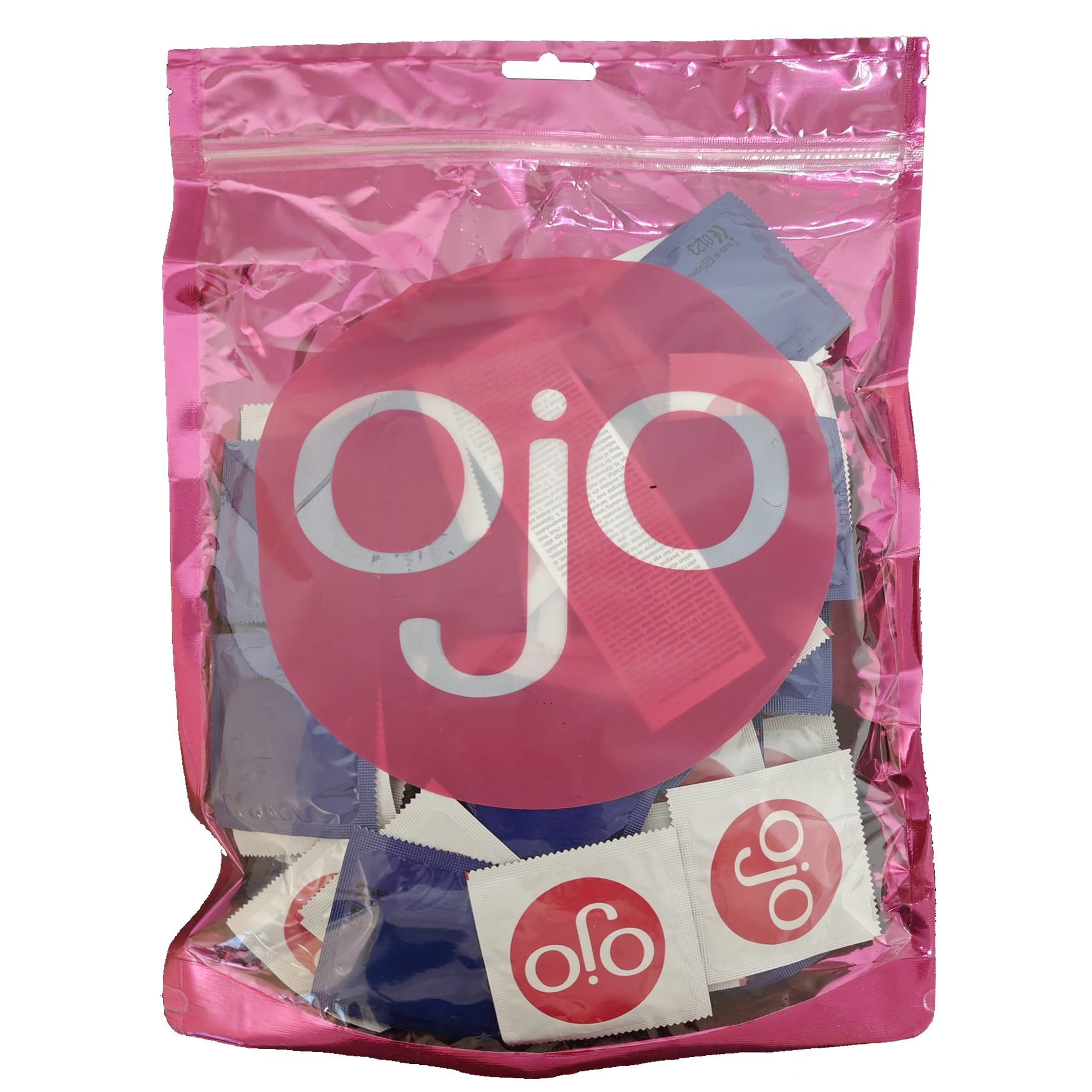 OJO «Wet Situation» Extra Wet Basic Condoms, 100 extra lubricated condoms