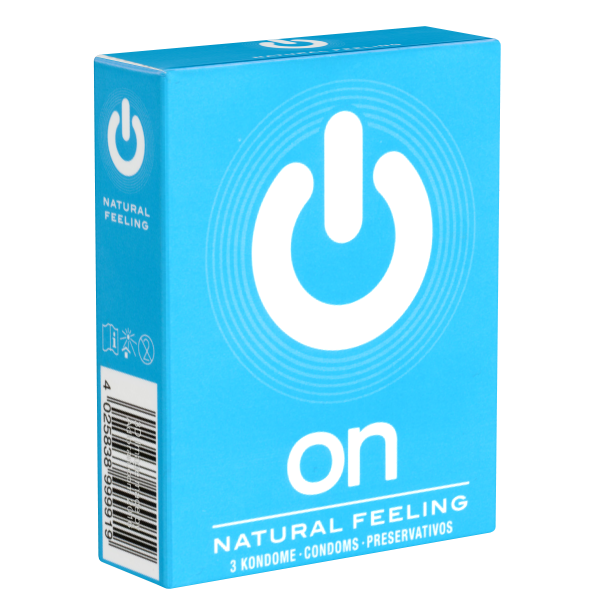 On) «Natural Feeling» 3 classic condoms for basic confidence