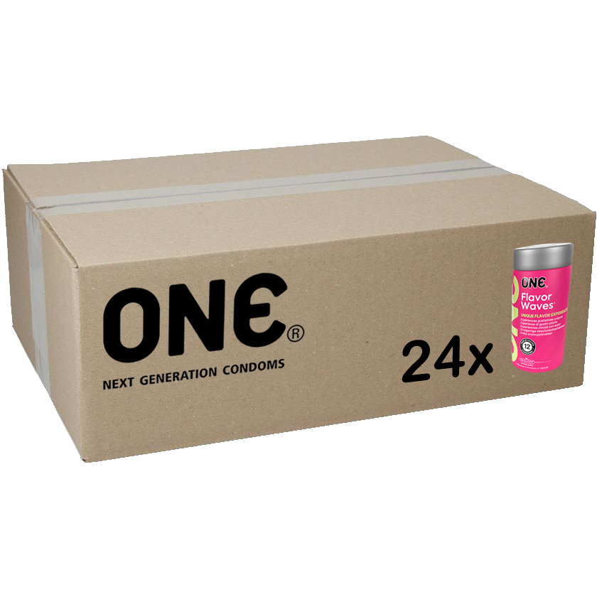 ONE Masterbox: Flavor Waves, 24x12 condoms