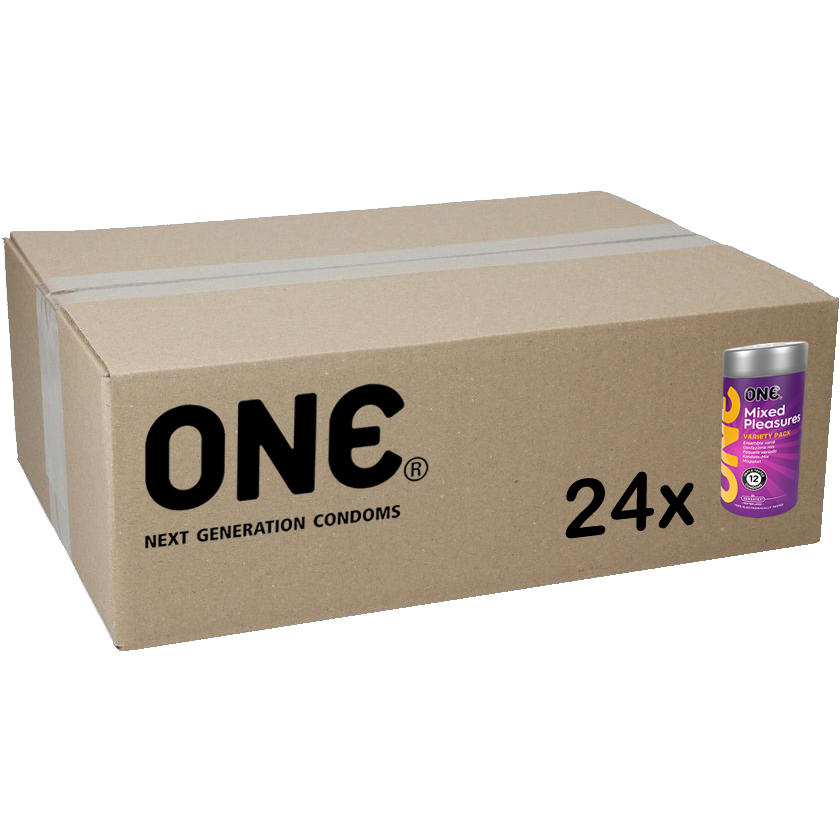 ONE Masterbox: Mixed Pleasures, 24x12 condoms