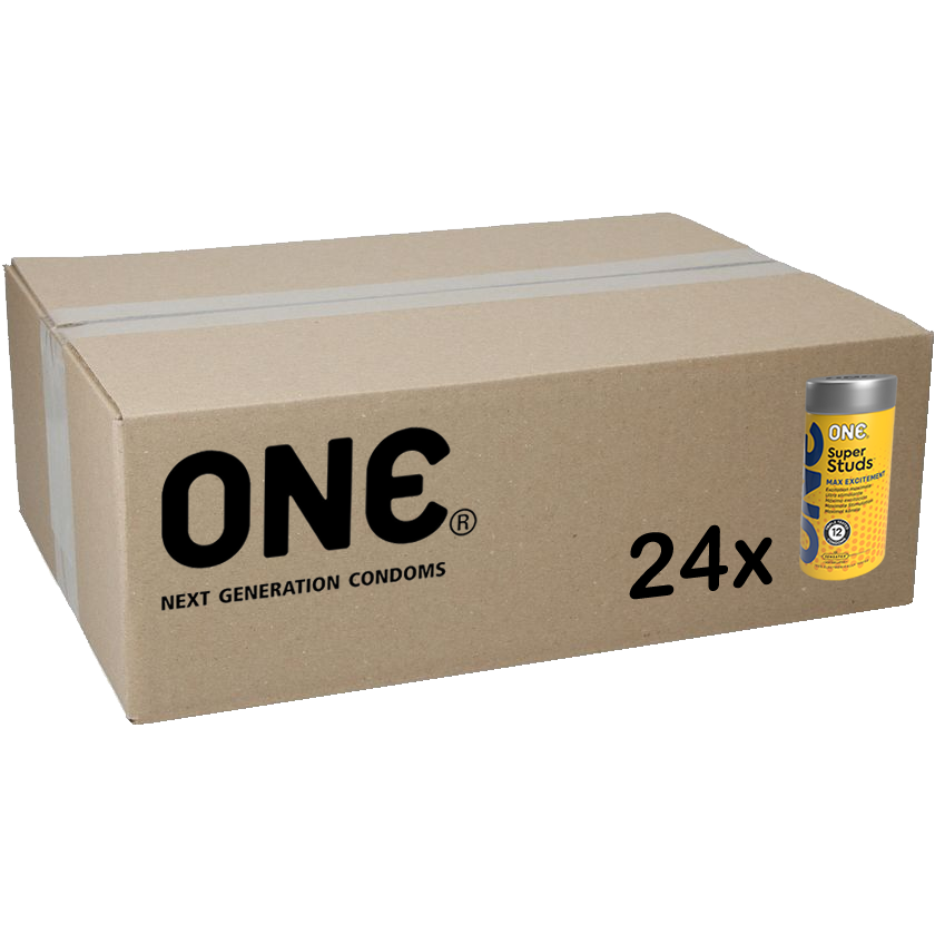 ONE Masterbox: Super Studs, 24x12 condoms