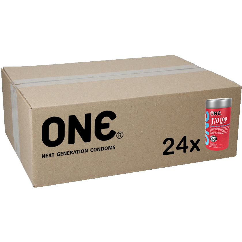 ONE Masterbox: Tattoo Touch, 24x12 condoms