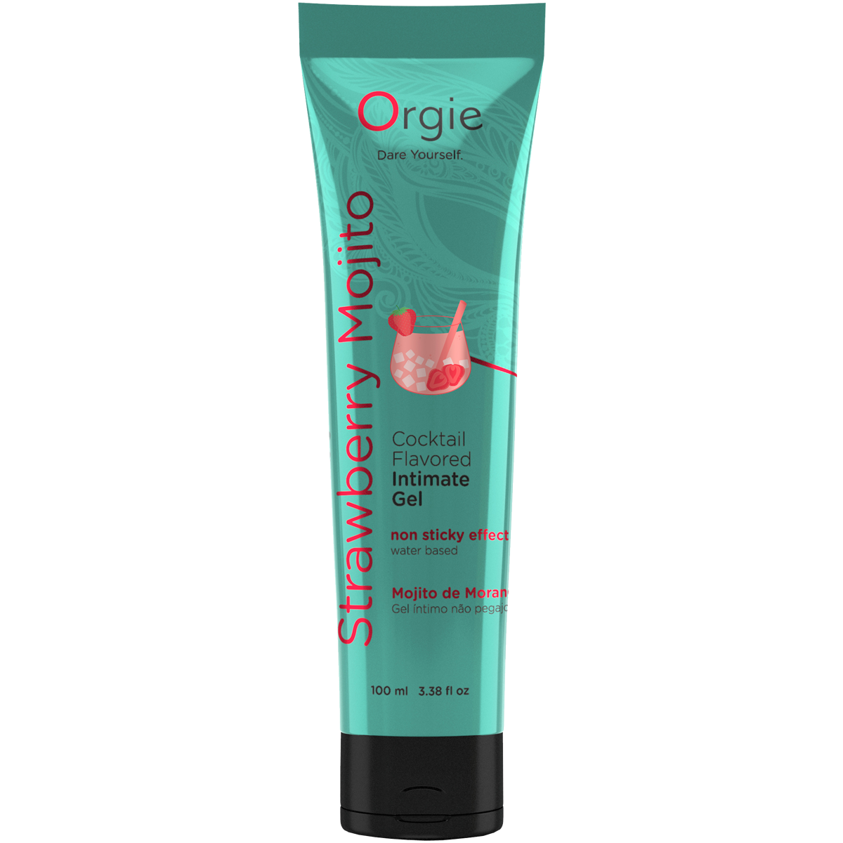 Orgie «Lube Tube Cocktail» Strawberry Mojito, highly effective lubricant with flavor 100ml