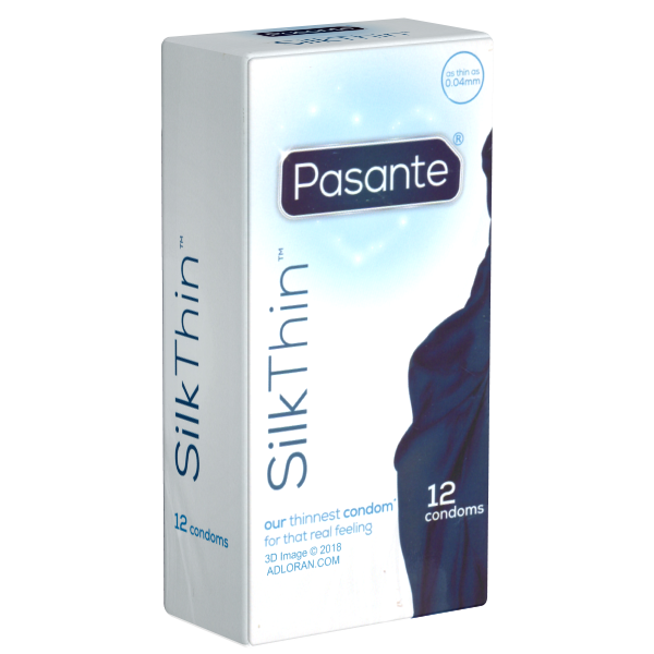 Pasante «Silk Thin» 12 superdünne gefühlsechte Kondome für ein Maximum an Gefühl