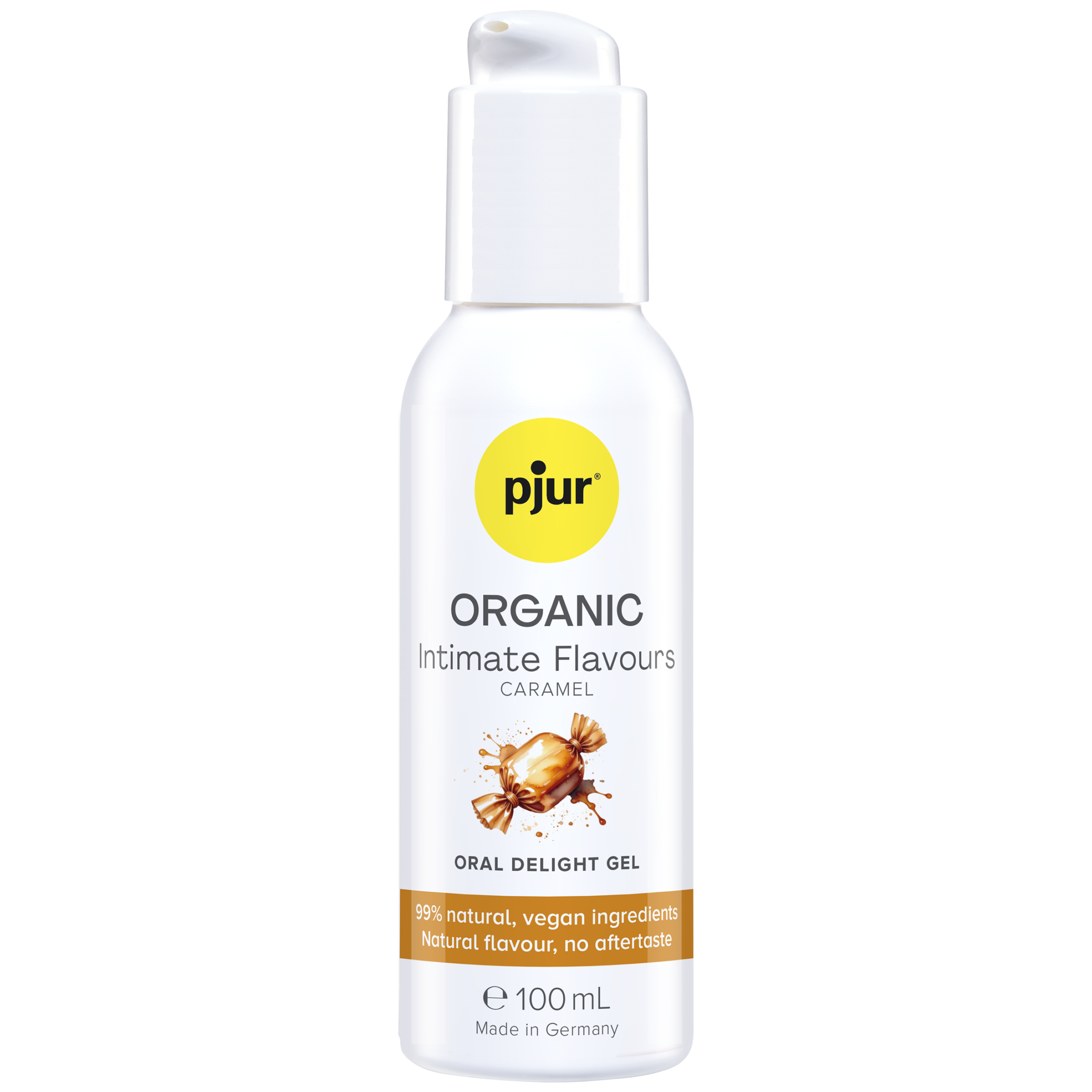 pjur® ORGANIC Intimate Flavours «Caramel» 100ml Oral Delight Gel