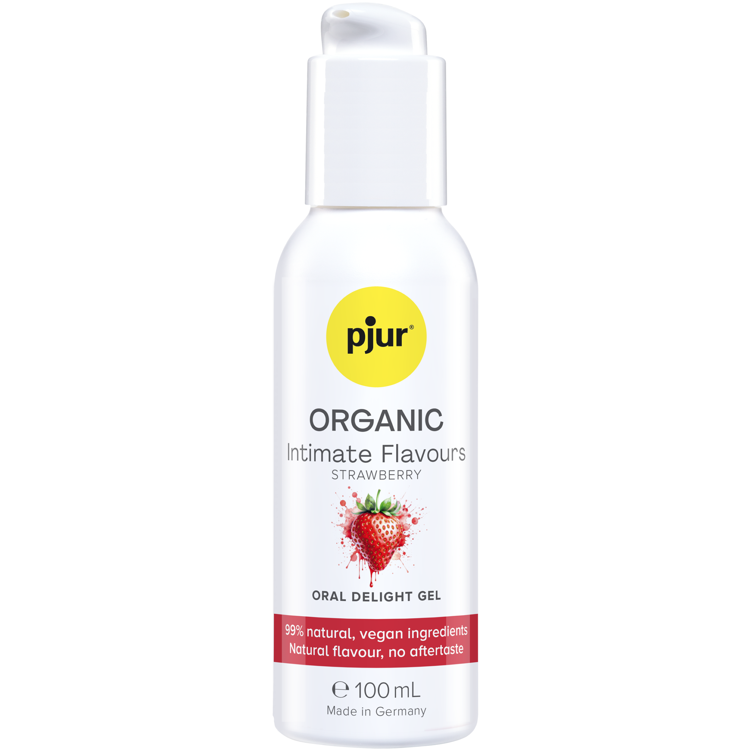 pjur® ORGANIC Intimate Flavours «Strawberry» 100ml Oral Delight Gel