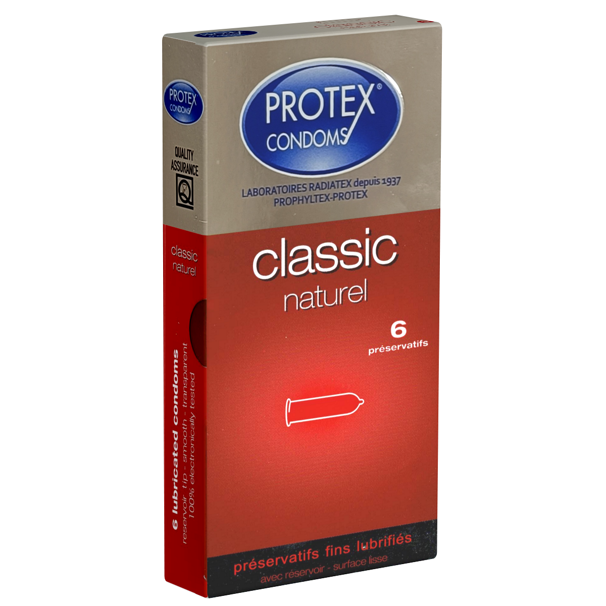 Protex «Classic Naturel» 6 klassische Kondome aus Frankreich