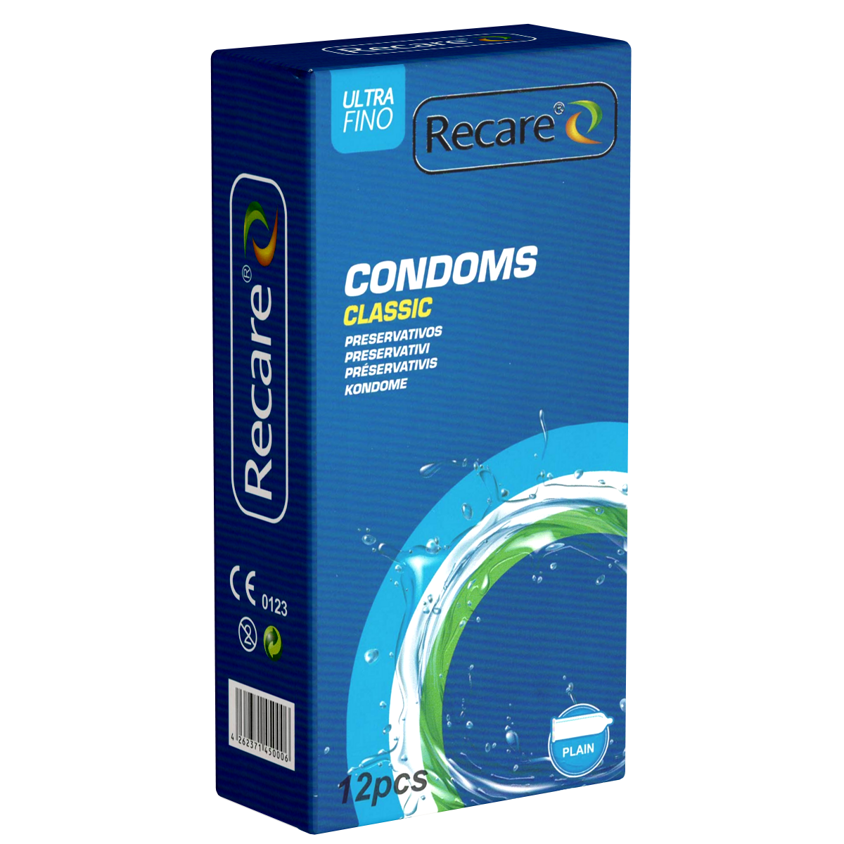 Recare Condoms «Classic» 12 sichere Kondome für einen gefühlvollen Liebesakt