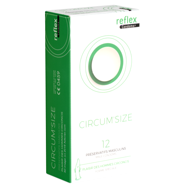 Reflex «CircumSize» 12 French condoms for circumsized men