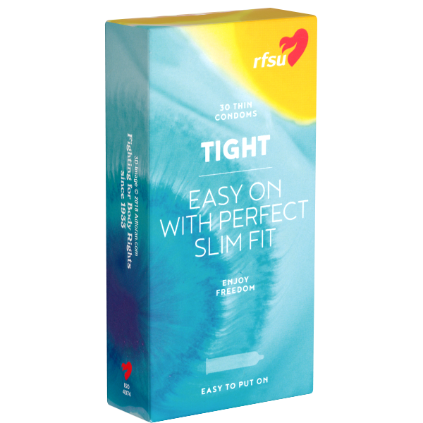 RFSU «Tight» (Easy On with Perfect Slim Fit) 30 slim condoms, which don't slip off