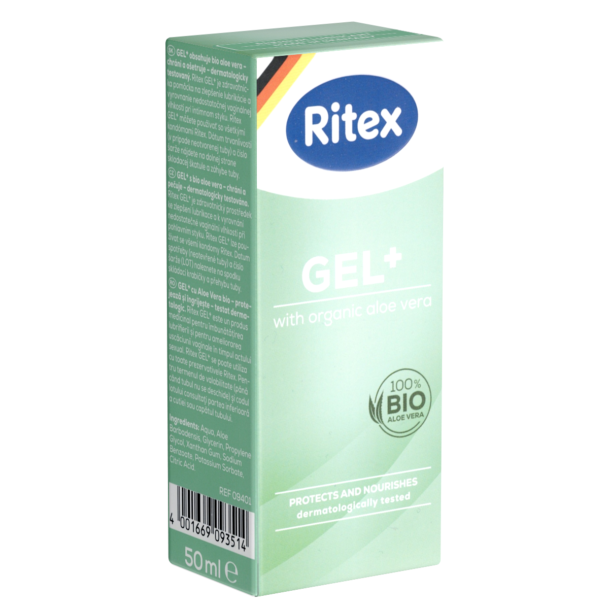 Ritex Lubricant: GEL+, 50ml (international edition)