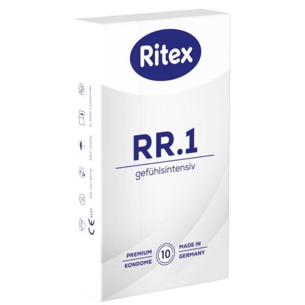 Ritex «RR.1» Gefühlsintensiv (Intense Feeling), 10 condoms for an 100% natural feeling