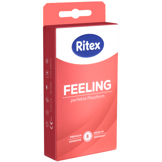 Ritex «Feeling» Perfekte Passform, 8 Kondome mit perfekter Passform und angenehmen Geruch