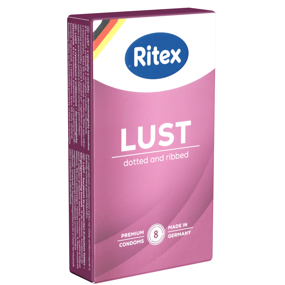 Ritex Single: Lust, 8 Kondome (internationale Ausgabe)