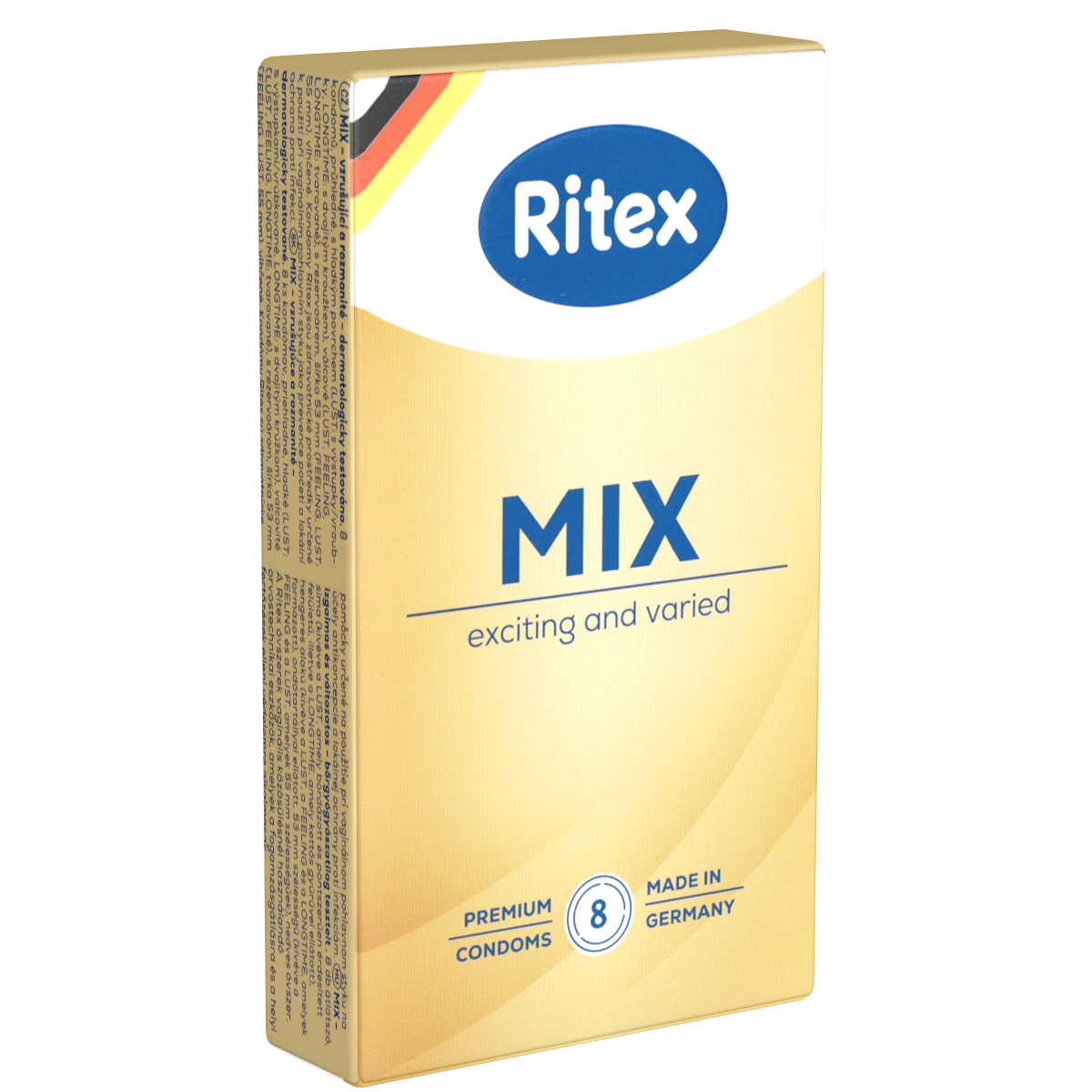 Ritex Single: Mix, 8 Kondome (internationale Ausgabe)