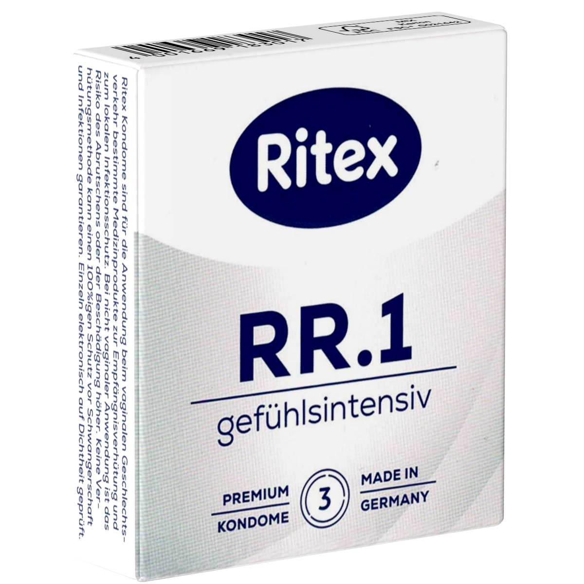 Ritex «RR.1» Gefühlsintensiv, 3 Kondome für ein 100% natürliches Gefühlserlebnis
