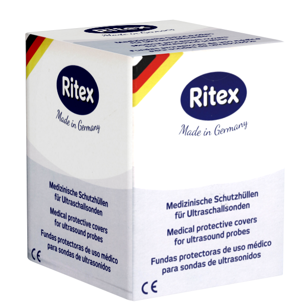 Ritex Bulk-Pack: 200 probe covers without lubricant, Ø 28mm