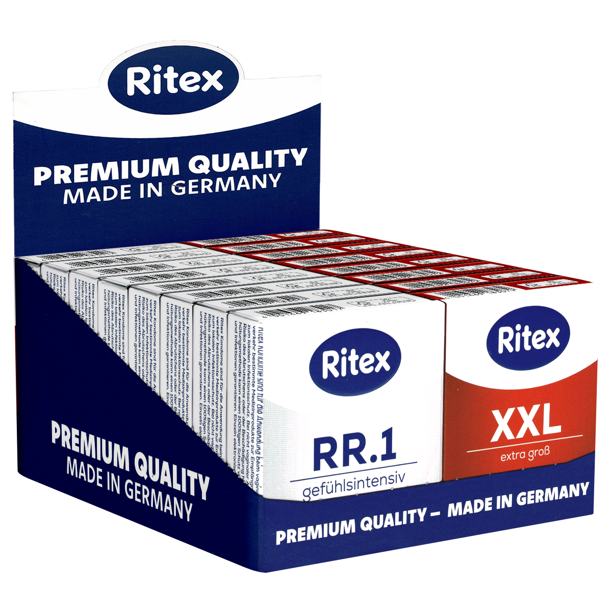 Ritex Mini Display: XXL & RR.1, 16x3 Kondome