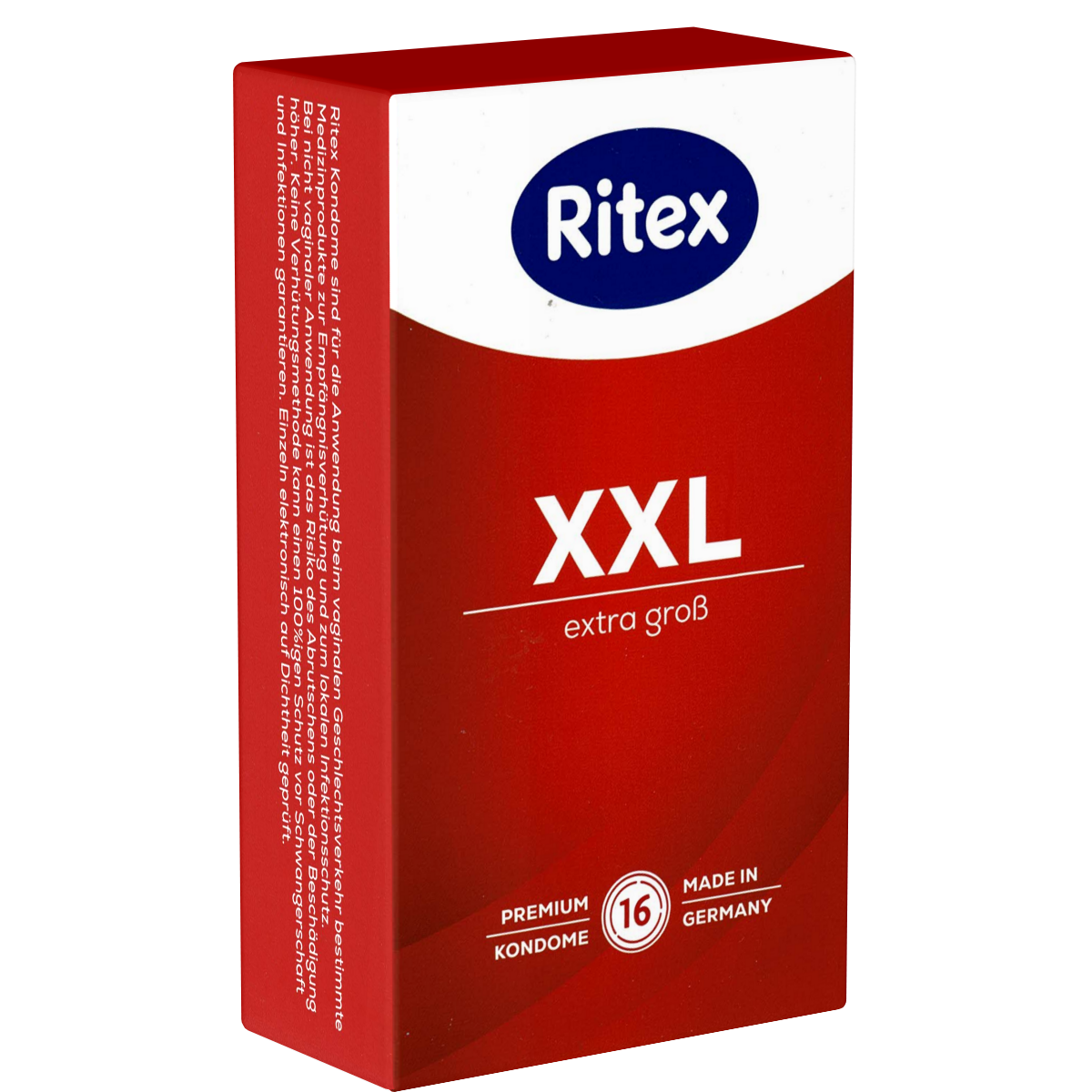 Ritex «XXL» Extra Gross, 16 hochelastische Kondome für große Größen