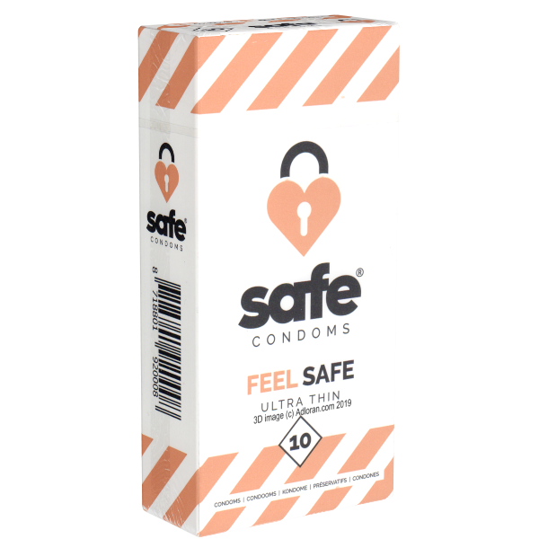 Safe «Feel Safe» Condoms, 10 dünnere Kondome für ein natürliches Gefühl