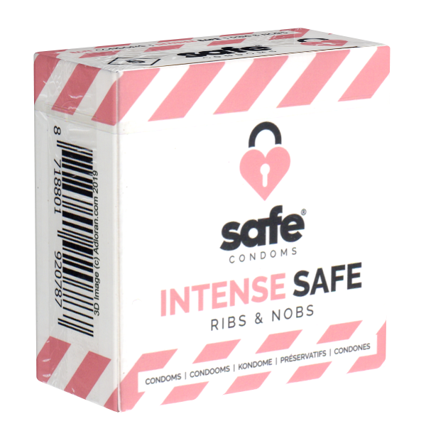 Safe «Intense Safe» Condoms, 5 stimulating condoms for intense safety