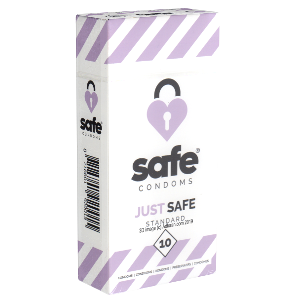 Safe «Just Safe» Condoms, 10 einfach sichere Kondome ohne Latexgeruch