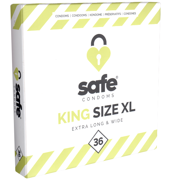 Safe «King Size XL» Condoms, 36 große Kondome für ein sicheres Gefühl