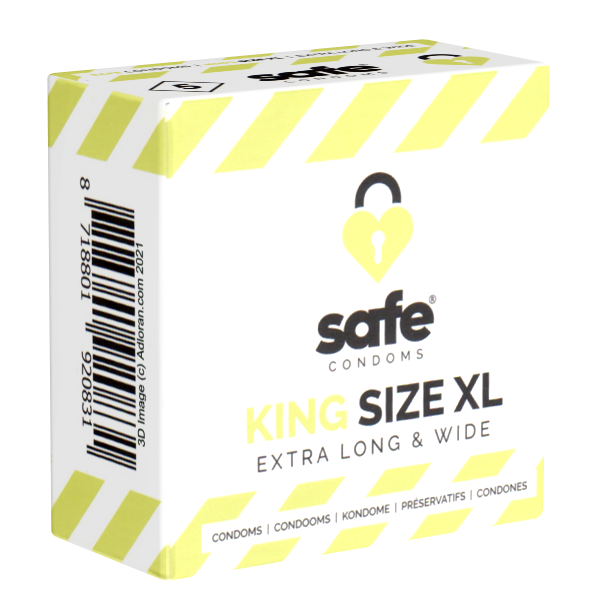 Safe «King Size XL» Condoms, 5 große Kondome für ein sicheres Gefühl