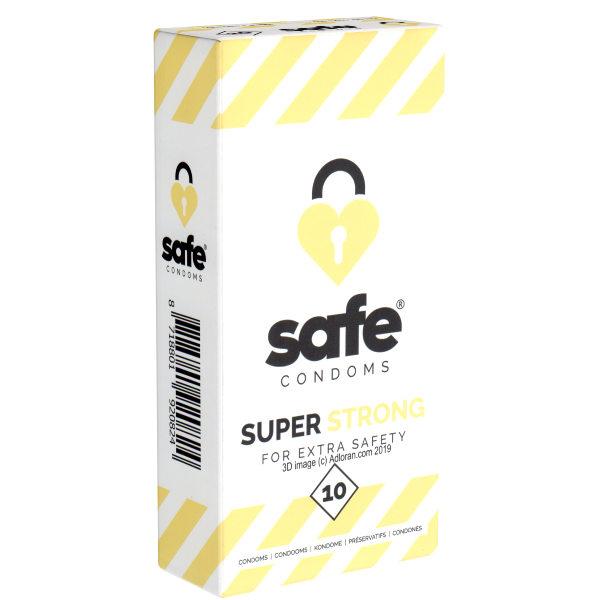 Safe «Super Strong» Condoms, 10 stronger condoms for more tear resistance