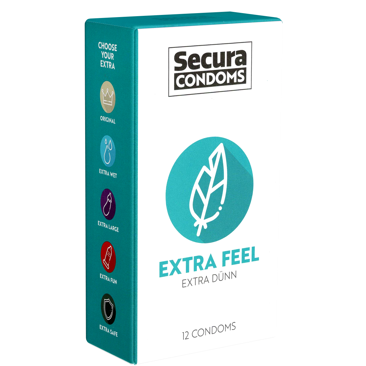 Secura «Extra Feel» 12 extra dünne Kondome für mehr Gefühl