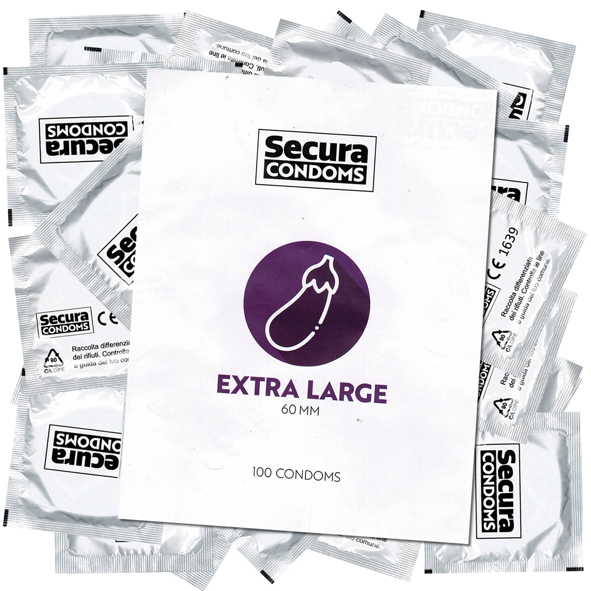 Secura «Extra Large» 100 extra große Kondome für mehr Komfort