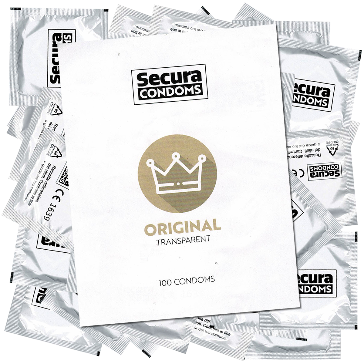 Secura «Original» 100 transparent standard condoms