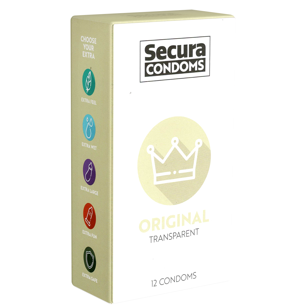 Secura «Original» 12 transparente Standard-Kondome