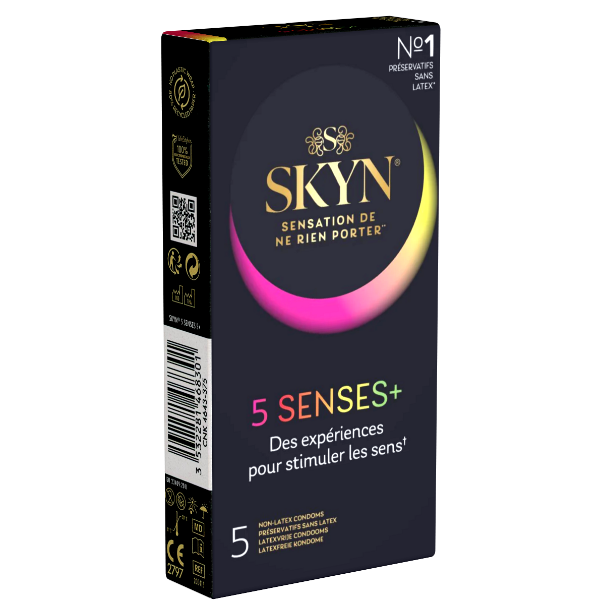 SKYN «5 Senses» 5 latexfreie Kondome im Mix für alle Sinne - aus Sensoprène™