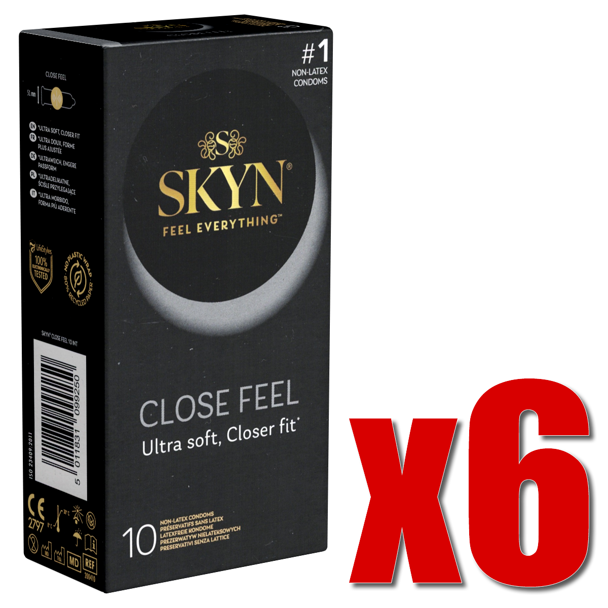SKYN Retail-Unit: Close Feel, 6 x 10 latexfree condoms
