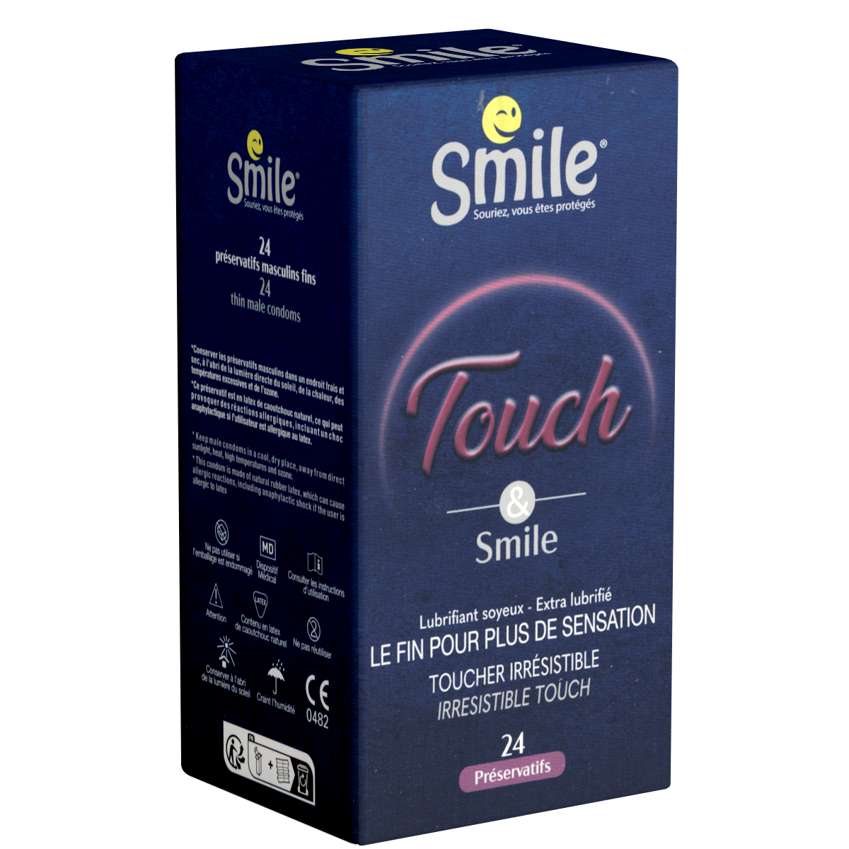 Smile «Touch & Smile» Le Fin Pour de Sensation, 24 Kondome