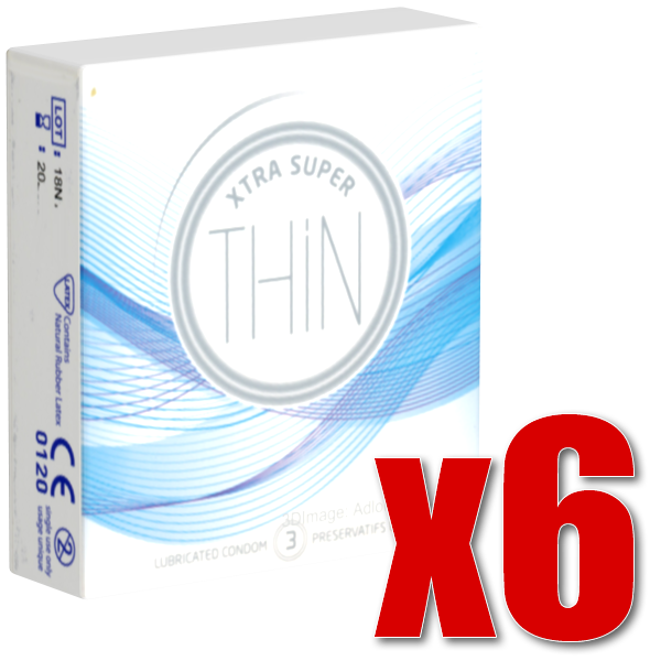 Love Light Retail-Unit: Xtra Super Thin, 6x3 condoms