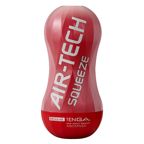Tenga Air-Tech «Squeeze Regular» Red, wiederverwendbarer Masturbator für den ultimativen Blowjob-Kick