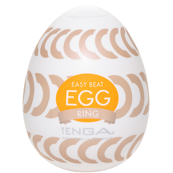 Tenga Egg «Ring» Einmal-Masturbator mit stimulierender Struktur (Rillenringe)