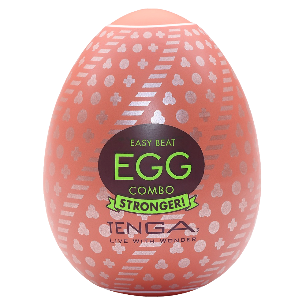 Tenga Egg Stronger «Combo» Einmal-Masturbator mit stimulierender Struktur (verschiedene Reiznoppen)