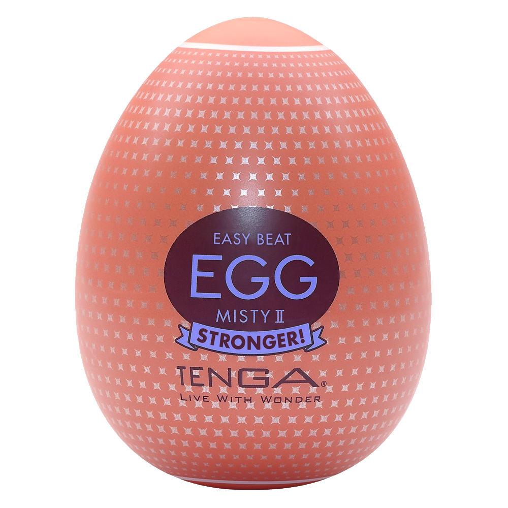 Tenga Egg Stronger «Misty II» disposable masturbator with stimulating structure (jagged nubs)