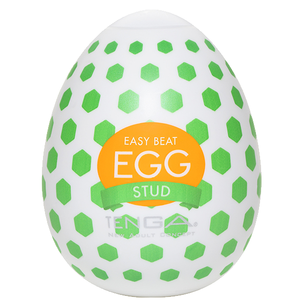 Tenga Egg «Stud» disposable masturbator with stimulating structure (dotted)