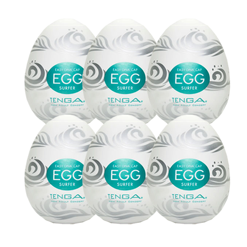 Tenga Egg «Surfer» Sixpack - Wellenreiten der Lust (aus der Kondomotheke® -  Kondome, Gleitgel und mehr online kaufen)