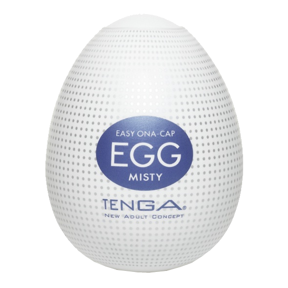 Tenga Egg «Misty» hard boiled, disposable masturbator with stimulating structure (small dots)