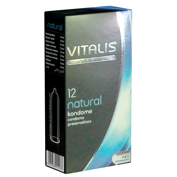 Vitalis PREMIUM «Natural» 12 Standardkondome, transparent