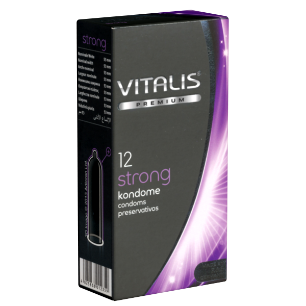 Vitalis PREMIUM «Strong» 12 extra sichere Kondome für wilde Stellungen