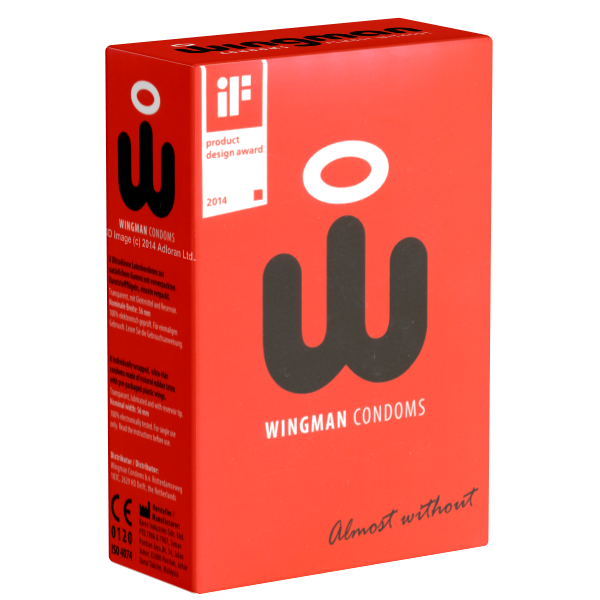 Wingman «Condoms» 8 Kondome mit Applikator zum Abrollen mit einer Hand