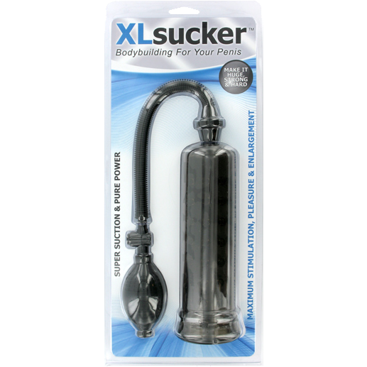 XLSucker Penis Pump «Bodybuilding for your Penis» black, for a huge erection